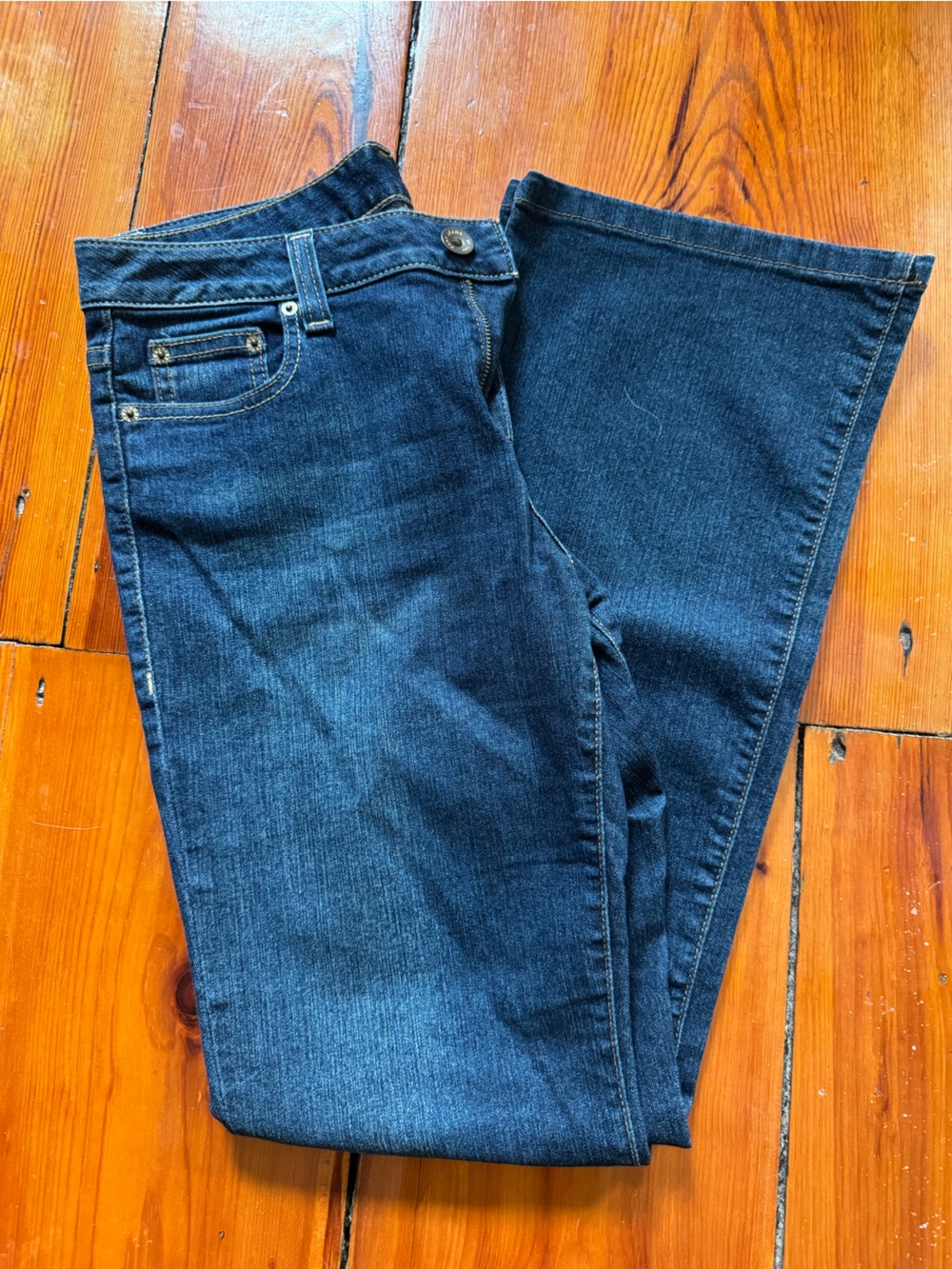 DKNY Women's Dark Blue Bootcut Jeans